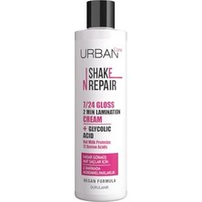 Odea Urban Care Shake N Repair 7/24 Glikolik Asit Içeren Gloss Laminasyon Parlaklık Etkili Bakım Kremi, 200 Mililitre, Vegan