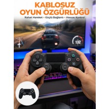Ps4 Uyumlu Kablosuz Oyun Kolu – Gerçekçi Titreşimli Geri Bildirim Yeni Nesil