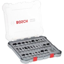 Odea Bosch Professional 30 Parçalı Freze Seti Karışık (Ahşap Için, 6 mm Şaftlı Freze Için)