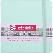 Odea Eskiz Defteri, 80 Yaprak, 12 x 12 Cm, Fresh Mint