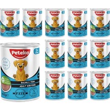 Odea Yetişkin Köpek Balıklı Pate 400 gr x 12 Adet