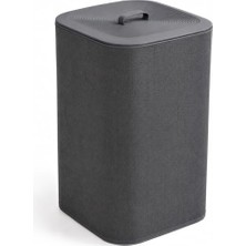 Odea Orret Home 90 Litre Iki Bölmeli Kirli Çamaşır Sepeti Çıkarılabilir Astarlı Kapaklı Katlanabilir Çamaşır Sepeti Laundry Basket Büyük Boy Çamaşırlık Organizer Gri