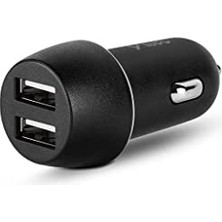 Odea Smartcharger Dua 3.1A Araç Şarj Aleti Çift USB Siyah