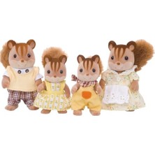 Odea Sylvanian Families 4172 Knacks Ailesi Sincap, Çok Renkli