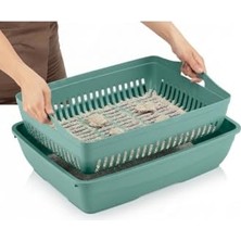 Odea Flex Elek ve Alt Kum Kabı, Kapalı ve Açık Kedi Tuvaleti Uyumlu, 37,5X50X13 cm