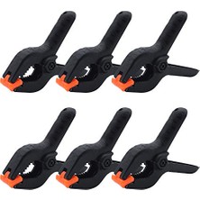 Odea 6 Adet Yaylı Kıskaç, 10,5 Cm, Plastik Sıkıştırma Kelepçesi, Tutkal Mengenesi, Yay Kelepçesi, Kendin Yap Aleti, Hızlı Germe Kelepçesi, Muslin Ahşap Işleme, Fotoğraf Stüdyosu, Sanat, El Işi Için