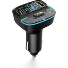 Odea Bluetooth Fm Transmitter Araç Kiti, Hızlı Şarj, Usb, Type-C, Hd Mikrofon, 9914