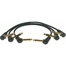 Odea 3'lü Altın Uçlu Açılı Pedal Patch Kablosu 30CM