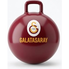 Odea Nk Spor Lislı Taraftar Zıpzıp Pilates Topu 55 cm - Şişirme Pompası, Özel Kutulu ve Bilgi Kartı Hediyeli (Latasaray// Seçenekli)