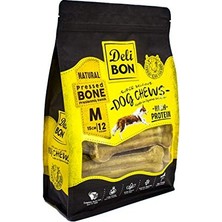 Odea Delibon Deri Pres Kemik, M Boy, Naturel, 15CM x 12ADET