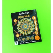 Odea Picture Etch Mandala Kazımalı Boyama Seti – 8 Adet Mandala Panel