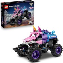 Odea LEGO Technic Monster Jam Sparkle Smash Çek–bırak 42220 | 7 Yaş ve Üzeri Çocuklar Için Işıltılı Yıldızlar Içeren Canavar Kamyon Oyuncak Yapım Seti, Hediye Fikri (243 Parça)