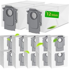 Odea Roborock Q Revo/q Revo Pro/q Revo Maxv/qrevo Curv/qv 35A/35S/QR/S8 Maxv Ultra/qrevo S/qrevo Maste/elektrikli Süpürge Için 12 Adet Toz Torbası, Yedek Torba Aksesuar Seti Elektrikli Süpürge Torbası