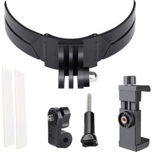 Odea Motosiklet Kask Çene Yapıştırıcılı Telefon ve Aksiyon Kamera Tutucu Full Aparat