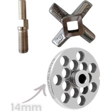 Russet 14MM + Bıçak - Mil Dahil