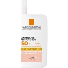Odea La Roche Posay Anthelios Uvmune 400 Fluid Tinted SPF50+ Güneş Kremi Renkli 50 ml | Mexoryl 400, Uvb, Uva ve Ultra Uzun Uva Ultimate Korumalı Hassas Ciltler Için Güneş Kremi