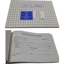 Odea Apartman Gelir ve Gider MAKBUZU-OTOKOPİLİ-14X20 CM-50X2