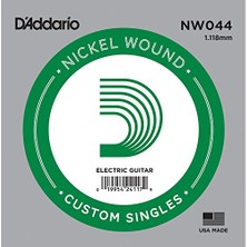 Odea Daddario NW044 Electro ve Acoustic Tek Telp, 1li Paket, (Kalin Mi),