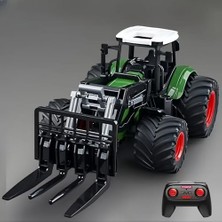 Odea Oyuncak 2.4ghz Uzaktan Kumandalı 1:24 Ölçek Şarjlı Rc Traktör Forklift Aparatlı - Oyuncak Kepçe Traktör (Forklift Aparatlı)