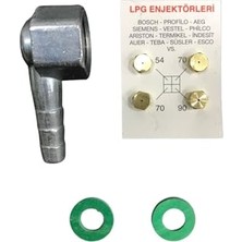 Odea Lpg Ocak Memesi Enjektör 4'lü Set ve Yan Pipo Conta