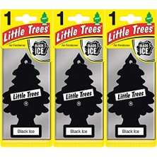 Odea Car Freshner Little Trees Oto Kokusu 3'lü Siyah Buz