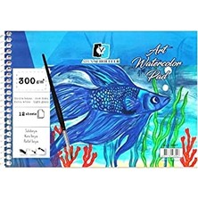 Odea Art Spiralli Sulu Boya Defteri A4 300 Gr. 12 Yp.