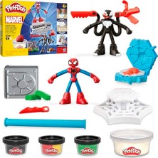 Odea Play-Doh Marvel Spider-Man Fırlat ve Ikiye Böl Kapışması Oyun Seti