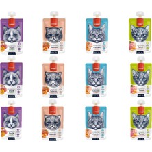 Odea 4 Çeşit Karma Kedi Et Ezmesi 90 Gr. x 12 Adet