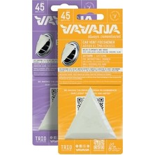 Odea Vavana Araba Klima Kokusu 2'li Set -Trio Oto Kokusu | Bpa & Sıvı Içermez | 45 Gün Etkili (Satsuma | Lavanta)