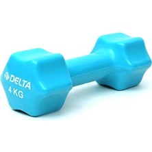 Odea Delta Köşeli Plastik Dambıl Ağırlık Seti, Mavi, 1 x 4