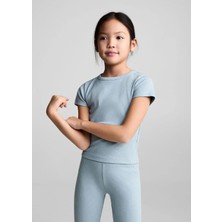 TeknoKapsül Mango Kids Lastikli Koton Tişört