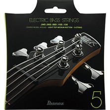 Odea IEBS5C 5 Telli Bas Gitar Telleri - Hafif Üst Orta Alt, Gümüş
