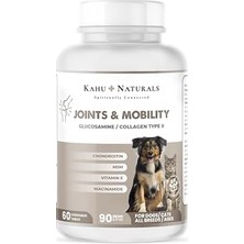 Odea Kahu Naturals Joints&mobility, Glukozamin, Kondritin, Kolajen, Kedi ve Köpek, 60 Tablet