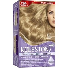 Odea Koleston Supreme Kit Saç Boyası 8/1 Açık Küllü Kumral