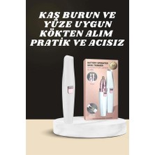 Elivora Kulak Burun ve Yüz Epilasyon Aleti ve Yüz Masaj Aleti Ikili Cilt Bakım Seti