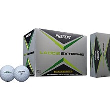 Odea Bridgestone Golf  Laddie Extreme Golf Topları, 24'lü Paket, Beyaz, 2017
