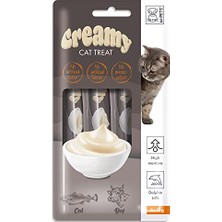 Odea Creamy Morina Balıklı Biftekli Kedi Ödülü, (4 x 15 Gr)
