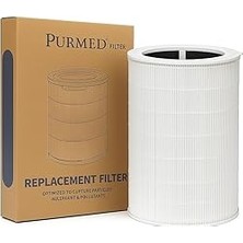 Nacario Purmed Xiaomi Smart Air Purifier Elite Uyumlu Hepa + Karbon Filtre