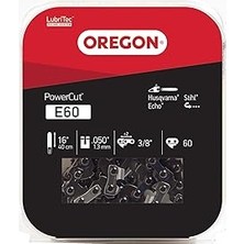 Nacario Oregon E60 Powercut 40 cm (16 Inç) Testere Zinciri, Husqvarna, Stihl, Echo ile Uyumludur