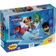 Nacario Ca Games Pjmasks : Pijamaskeliler Lisanslı 100 Parça 34X24CM Çocuk Puzzle Yapboz Serisi