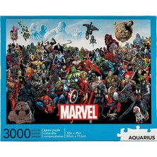 Nacario Aquarıus Kova Burcu Marvel Bulmaca Cast (3000 Parça Puzzle) - Resmen Lisanslı Marvel Mal ve Koleksiyon - Glare Free - Hassas Fit - Hemen Hemen Yok Dust Bulmaca - 32X45IN"