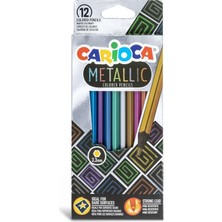Nacario Carioca Metalik Kuru Boya 12'li