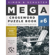 Nacario Simon & Schuster Mega Crossword Puzzle Book #6 (Volume 6)