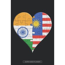 Nacario Planner: Indian Malaysian Flag United Heart Jigsaw Puzzle Flags Of India Malaysia