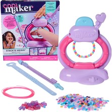 Nacario Cool Maker Stack'd Heishi Studio Bileklik, 1200'DEN Fazla Heishi Boncuk ve Aksesuarlı, Otomatik Dizme, Kendin Yap Takı Seti, 15 Şık Bileklik Için, 7 Yaşından Büyük Çocuklar Için