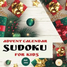Nacario Independently Published Advent Calendar Sudoku For Kids - 4x4 Grid Puzzle Games For Girls & Boys