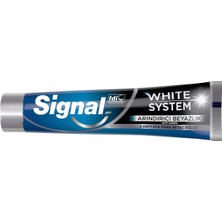 Nacario Signal White System Diş Macunu Arındırıcı Beyazlık Aktif Karbon 75 ml