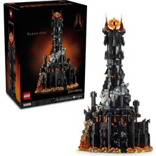 Nacario LEGO Icons Yüzüklerin Efendisi: Barad-Dûr 10333 – Yetişkinler Için Sauron, Gothmog, Ork, Frodo, Sam ve Gollum Minifigürleri Içeren Sergilenebilir Film Hatırası Modeli Yapım Seti, Hediye Fikri (5471 P)
