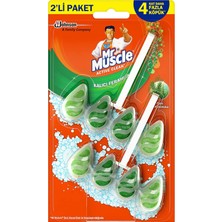 Nacario Mr Muscle Active Clean Çam Kokulu 2'li Klozet Bloğu (1 x 2 Adet)