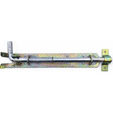 Nacario Yaylı Ferforje Mavzer Sürgü 35X300MM Kapı Pencere Kilidi Dayanıklı Metal Güvenlik Sürgüsü